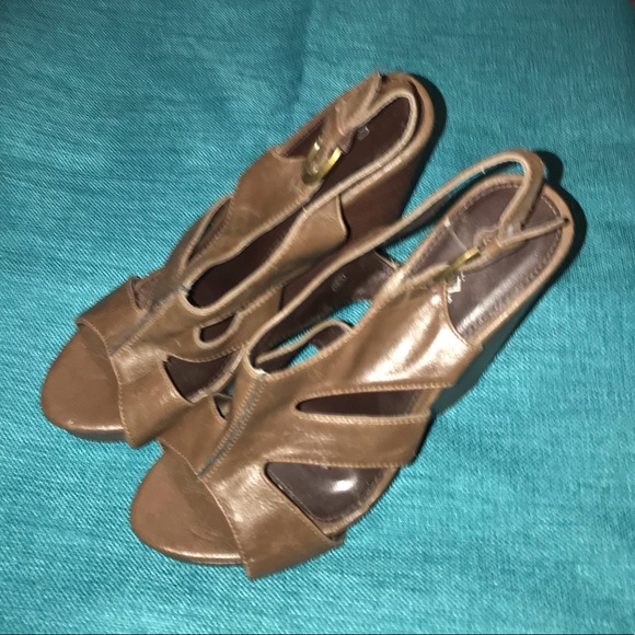 FINAL PRICE⬇️Brown platform wedge - size 10 - Picture 5 of 6